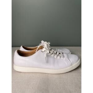Cole Haan White Lace Up Sneaker. Sz 7.5